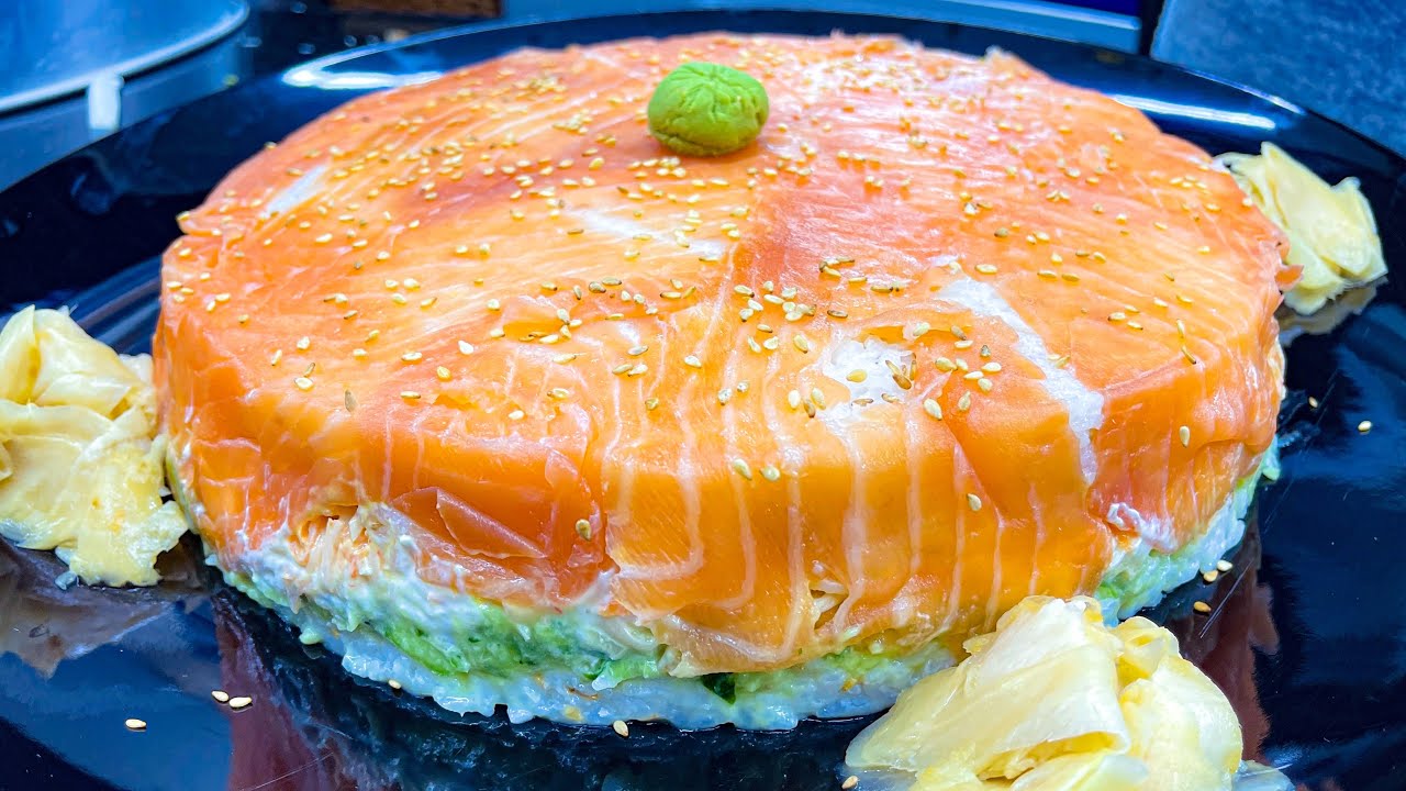 LIVE from Our Kitchen Freshly Made, Easy Recipe “Crab & Salmon Sushi
