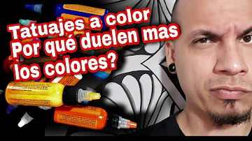 ¿De qué color duelen menos los tatuajes?