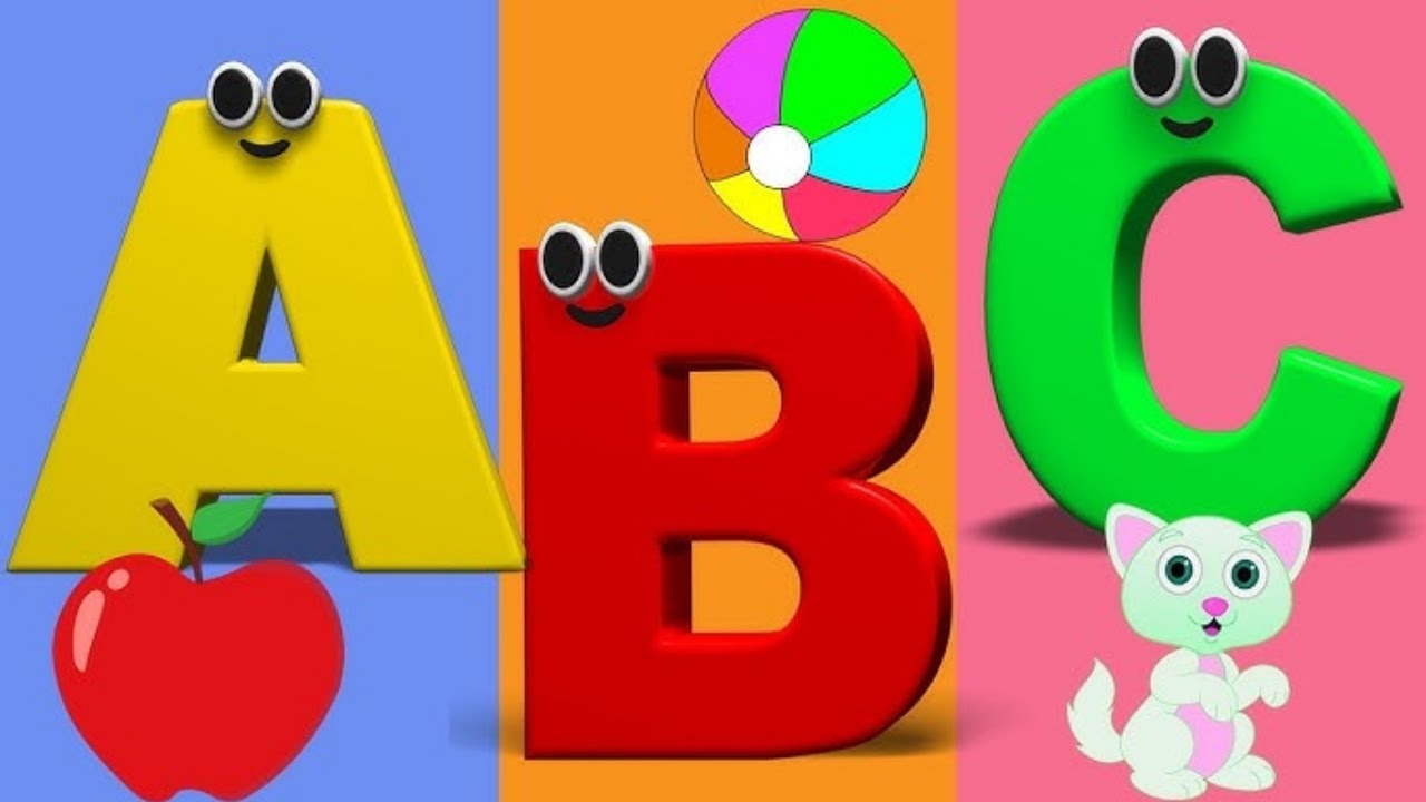 A For Apple B For Ball I Abcd Song I Abcd Rhymes I Abc Song Nursery ...