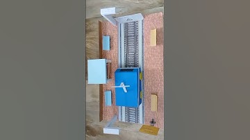 Science Project - Automatic Braking System using Arduino and ultrasonic sensor#shorts