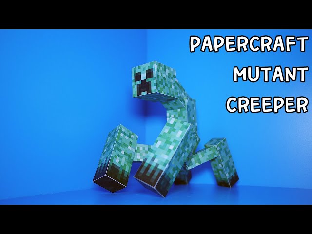 How to make a Mutant Steve. Minecraft Papercraft 