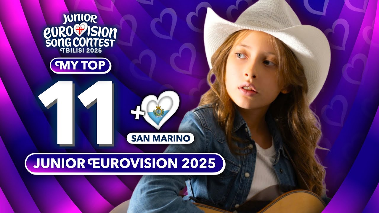Junior Eurovision 2025 | My Top 11 (NEW 🇸🇲)