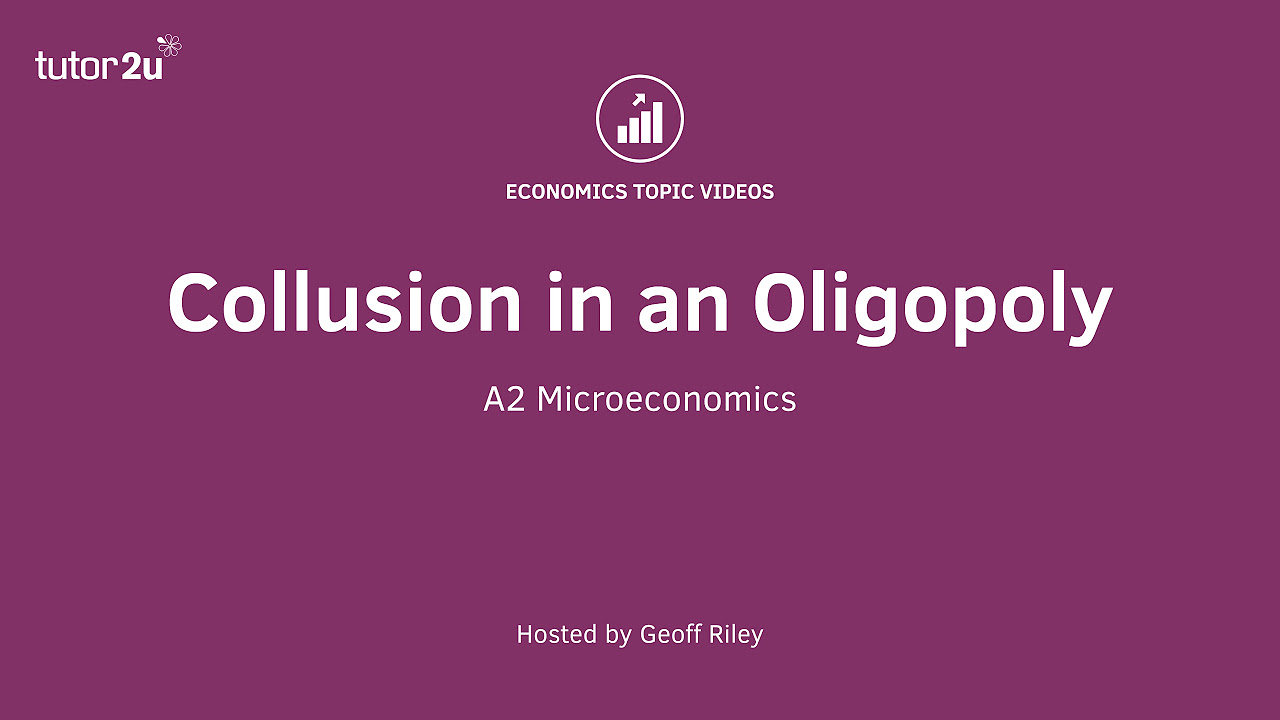 Collusion in an Oligopoly I A Level and IB Economics