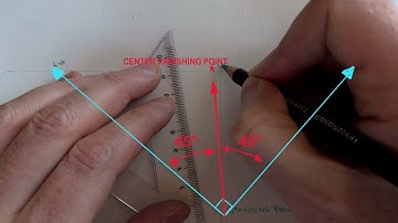 How To Draw A Cube In Two-Point Perspective