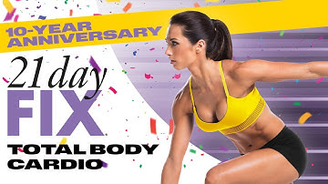 Free 30-Minute Total Body Cardio Workout | 21 Day Fix Fitness + Nutrition Program