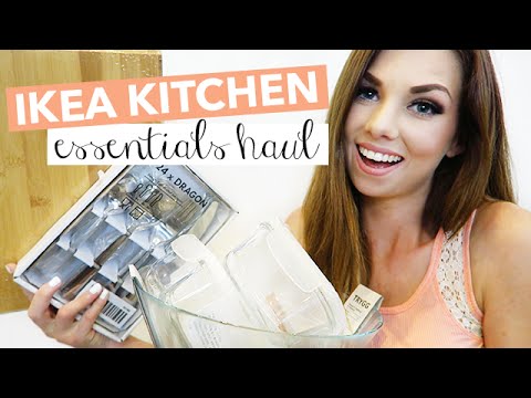 IKEA Kitchen Essentials Haul | Rachelleea - YouTube