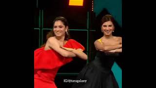 Tara Sutaria and Ananya Panday dancing with Nora Fatehi 👑🧿😆😍