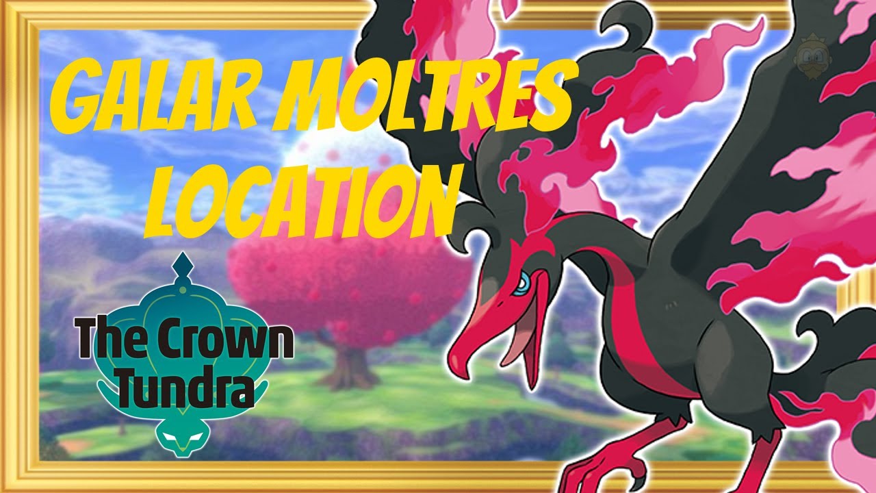 How to Find and Catch Galarian Moltres in Pokémon Sword and Shield - The  Crown Tundra Location 