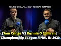 [ Ronnie O Sullivan VS Sam Cringe ]  Championship League FINAL IN 2020