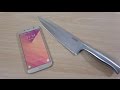 Samsung Galaxy A7 2017 -  Knife Scratch Test (4K)
