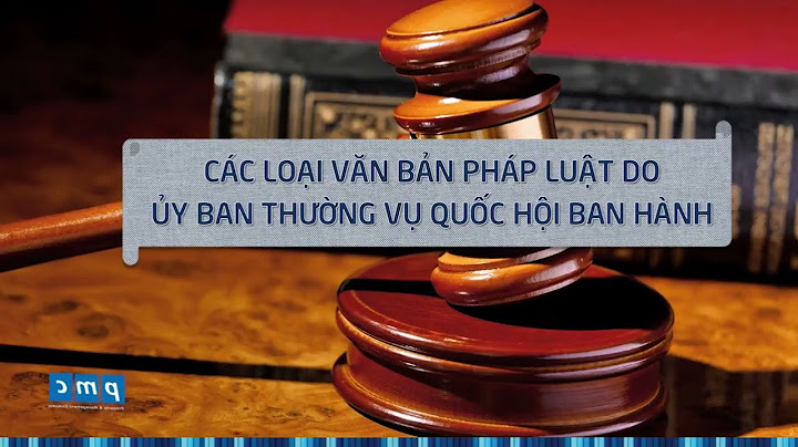 Ví dụ về hệ thống pháp luật