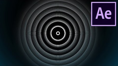 After Effects Tutorial - How To Make a Radio Wave or Bullet Wave?