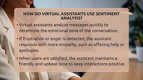 How Do Virtual Assistants Use Sentiment Analysis? - Customer Support Coach