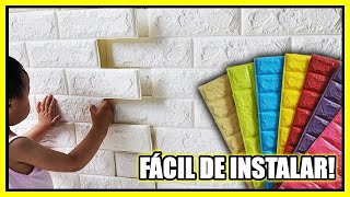 DIY Transforma tus paredes de  forma económica y práctica con las PLANCHAS O LÁMINAS DECORATIVAS 3D