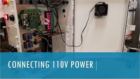 WorkBee CNC Router: Update 4 Connecting 110V Power