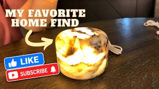Marble Table Lamp Review | USB-C Rechargeable Touch Night Light