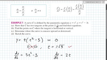 Calculus with Parametric Curves 10.2 pt1