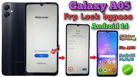 Finally🔥 Samsung Galaxy A05 Frp Bypass Android 14,13,12 / All Galaxy Frp Unlock  Fix ADB Error 2024✅
