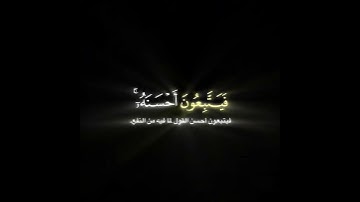 فبشر عباد [الزمر: ١٧] | محمد اللحيدان كروما سوداء #قرآن #القرآن #القرآن_الكريم #سورة_الزمر #quran