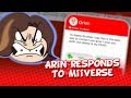 Game grumps arin responds to a fan on miiverse