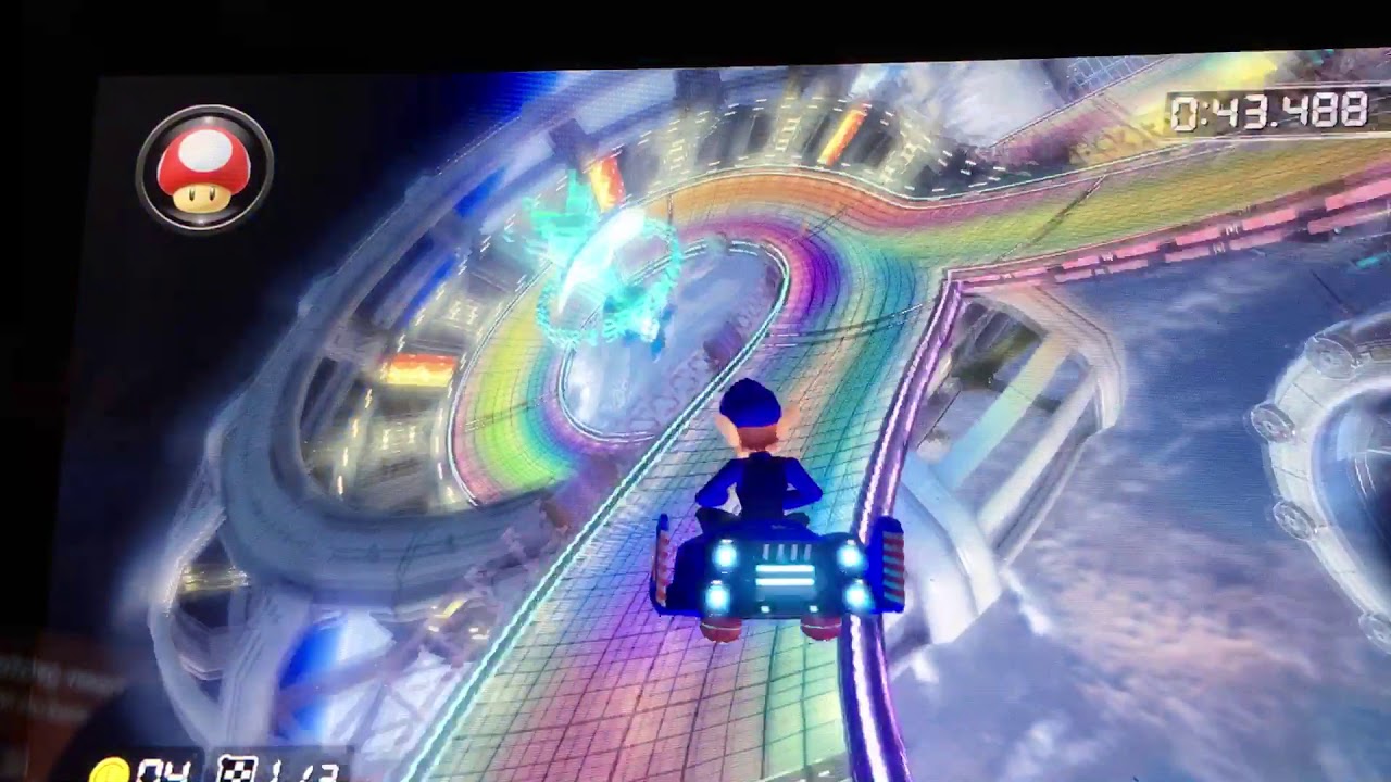 Mario Kart 8 Deluxe Rainbow Road Shortcut YouTube