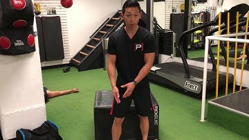 Staggered Box Squat - How to Load One Leg More Than Another