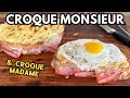 Croque monsieur and madame  highly requested by viewers  french ham and cheese sandwich