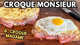 Croque Monsieur and Madame  HIGHLY REQUESTED by Viewers  French Ham and Cheese Sandwich
