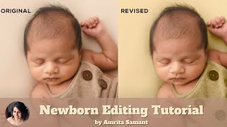 EDITING TUTORIAL | How to change the Backdrop/Blanket colour on Photoshop | Newborn Photography