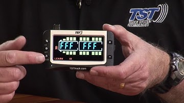TST 507 Series Wide Screen Display -  Coding the sensors