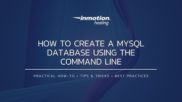 How to Create a MySQL Database Using the Command Line
