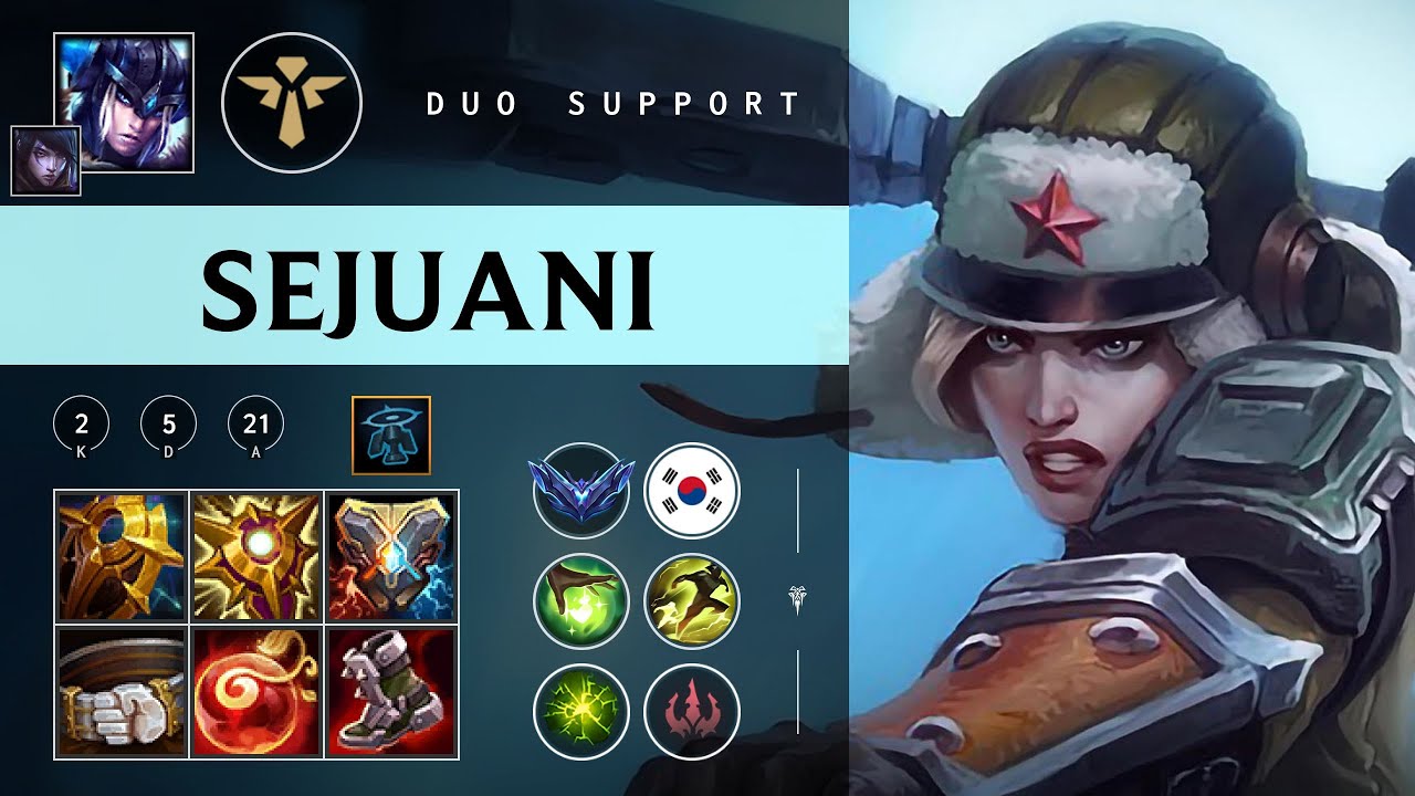 Sejuani Support vs Nautilus - KR Diamond Patch 26.01