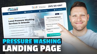 The Ultimate Pressure Washing Landing Page (My High Converting Design REVEALED)