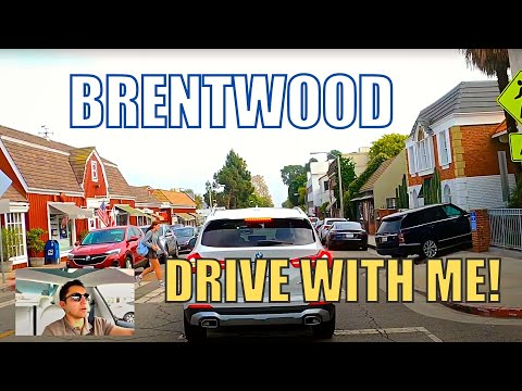 What's it like to Live in Brentwood? | Los Angeles Neighborhood Driving Tour | Street View