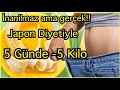 Mucize!! 5 Günde 5 Kilo Verdiren Japon Diyeti İnanılmaz ama Gerçek