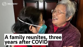 A family reunites, three years after COVID