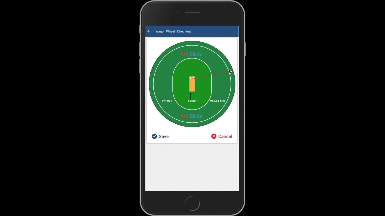 CricClubs mobile app  live scoring