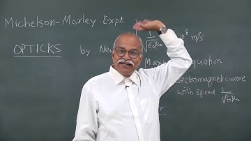 Ep-2 Michelson Morley Experiment //by HC Verma//        Advance course  special theory of relativity