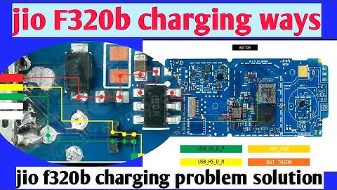 jio f320b charging problem solution👍f320b charging ways🔥jio f320b charging ic....