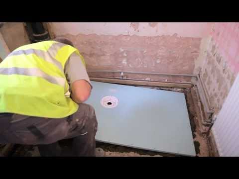 AKW Wet Rooms using the Tuff Form Wet Room Former