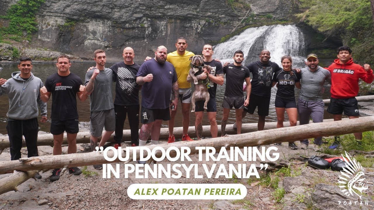 Outdoor Training in Pennsylvania I Alex Poatan Pereira - YouTube
