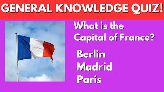 General Knowledge Quiz Trivia - 60 Questions