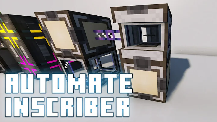 How To Automate Inscriber In Applied Energistics 2 (Beginner Guide)