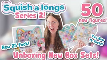 Series 2 Squish-a-Longs Unboxing - 25 Pack and two 14 Packs!