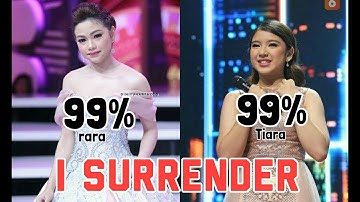 Rara LIDA ft Tiara Indonesia Idol "I Surrender" sama-sama juara 2 Merinding dengernya guys