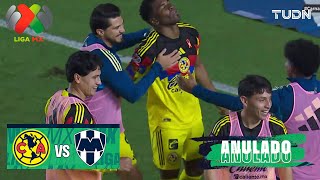 ... Anulado Por Fuera De Juego América 2-0 Monterrey Liga Mx - 4Tos De Final Ap25