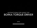 Borka BTD Instructions