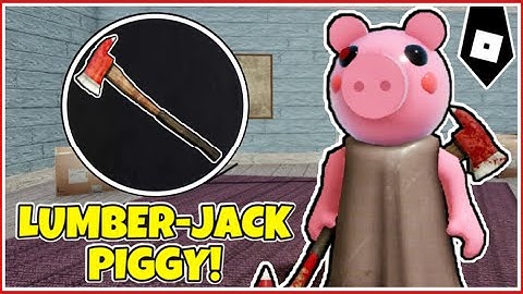 How to get "LUMBER-JACK PIGGY" BADGE + MORPH/SKIN in PIGGY RP - 2! - ROBLOX
