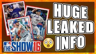 Huge mlb the show 16 leak! amazing cards to come!