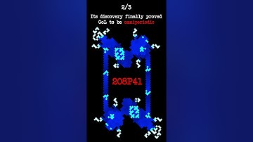 📢 GAME OF LIFE finally proven to OMNIPERIODIC! ⠠⠵